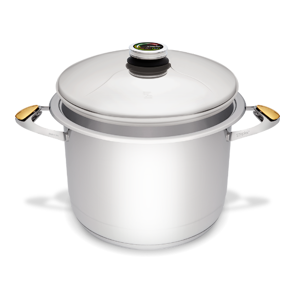 Zepter cookware for cooking without fat and water - 12 l pot, Ø 28 cm