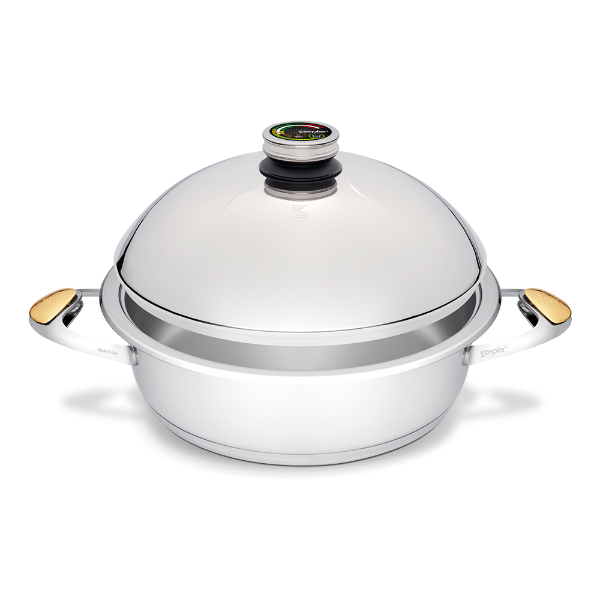 Zepter cookware for cooking without fat and water - 5.0 l pot, Ø 28 cm, height 9 cm