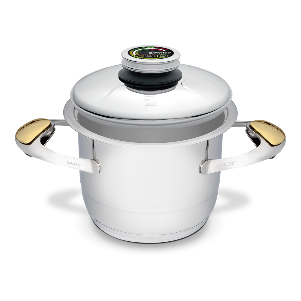 Zepter cookware for cooking without fat and water - 2.5 l pot, diameter 16 cm, height 13.2 cm