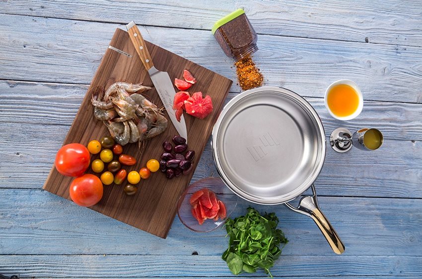Gamberetti con succo d'arancia e peperoncino Gamberetti con succo d'arancia e peperoncino